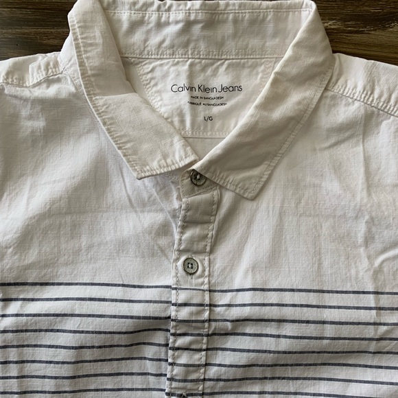 Calvin Klein short sleeve polo shirt size large - Picture 2 of 4